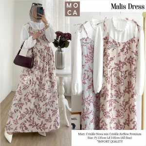 GAMIS DRESS MALIS LD 105 BY MOCA GAMIS CRINKLE