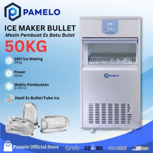Ice Tube Maker IM-50 Bullet Ice Machine 50kg/24jam Mesin Es Batu Bulat