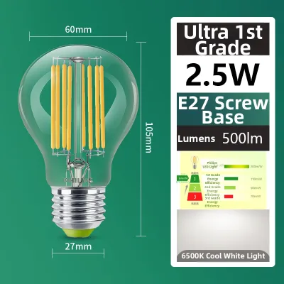 Philips | Energy-saving LED Bulb E27 Warm Yellow Light Bright Home Lighting