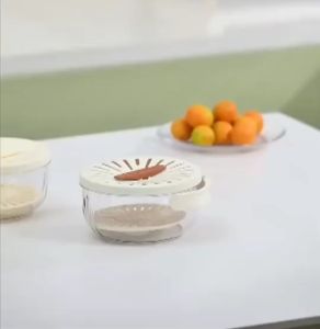 Bask Drain 2 in 1 draining preservation basket cuci buah sayur simpan jadi mudah caps