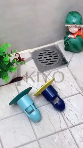 KIYO Saringan Lubang Pembuangan Air Kamar Mandi Wastafel Anti Bau Anti Kecoa Floor Drain Core Insect-proof Filter Penyaring Kotoran Saluran Drainase Lantai Toilet