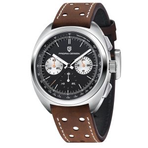 Pagani Design | 2026 New PAGANI DESIGN Turtle Back Luxury Quartz Watch for Men Fashion Sports Chronograph Mens Watch Luminous Leather Strap