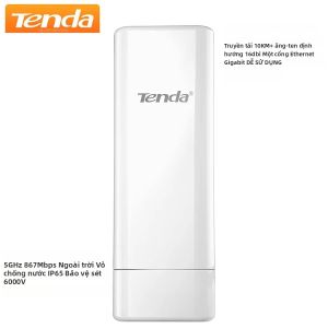 Tenda | Điểm Truy Cập Wi-Fi Ngoài Trời Tenda O6 5GHz 867Mbps Với Ăng-ten Định Hướng 16dBi Phạm Vi Truyền Dẫn 10+km Dành Cho Doanh Nghiệp