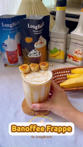 [HSD 18/03/2026] Mứt Chuối (Sinh Tố Chuối) - LongBeach Banana Fruit Based Preparation 900ml