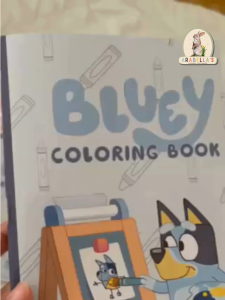 Bluey Coloring Book Preschool Activity