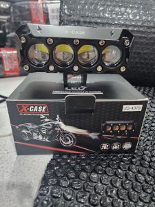 Lampu Tembak SQL CR7 4 Mata + 3 Kipas Hi Low Putih - Putih 60Watt Super Terang