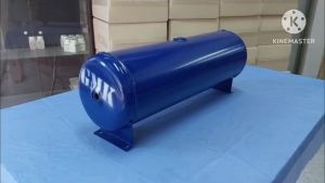 14ลิตร ถังลมแตร สีน้ำเงินเข็ม ถังลมแตรเลียว CNG ระบบ