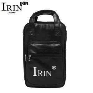 IRIN | IRIN W-70 Túi Đựng Dùi Trống Bằng Da PU Ba Lô Đa Chức Năng Có Túi Bên Ngoài Hộp Đựng Dùi Trống Cho Phụ Kiện Trống