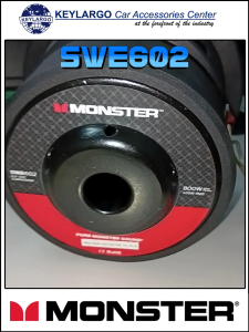 MONSTER SUBWOOFER DVC 6.5" RMS Power (1pc) 400W Max Power (1pc) 800W SENSITIVITY (Db/w/m): 80.8dB Frequency Response:60-300Hz Impedance: 4+4Ω RE:3.2+3.2Ω