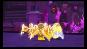 Gold Arcade Ninjago Tana Key Assembling Building Blocks Boy Children Education Energy Empire Toy