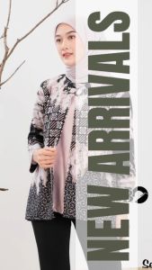 Baju Wanita Buat kerja bahan Batik katun