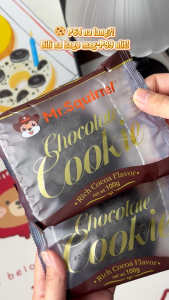 Mr.Squirrel Chocolate Crisp Cookies 2 flavors Biscuits Ready to Eat Snack 100g