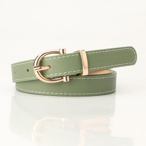 TEIN SHOP Casual Belt for Women Ladies Waist Belt Buckle Zinc Alloy Premium PU Leather Tali Pinggang Perempuan Kulit Lembu