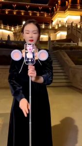 Gậy Quay Phim  Chụp Ảnh 3 Chân Chắc Chắn Dài 170CM Hỗ Trợ 2 Đèn Led  Xoay Ngang Dọc  Có Sẵn Remote Điều Khiển Từ Xa