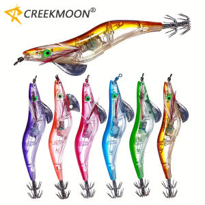 New 6Pcs/Set Electronic Flashing LED Fishing Lure in Water Tackle Tool Minnow Luminous Squid Jig Shrimp Bait Night Fishing Lure