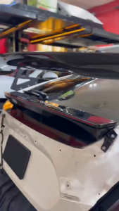 Carinn Spoiler Trunk Led Ducktail Stylish Honda Civic Hatchback 2016-2021 Gen 10 Sporty