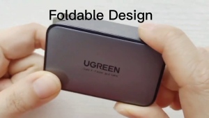 UGREEN 65W GaN 3-Port Type C Android Charger Adapter Fast Charger for SAMSUNG S25 Ultra S24 Ultra S23 S22 ultra xiaomi 12T iPhone 16 15 pro max 14 pro max13 pro 12 pro max Samsung Tab S7 Lenovo ASUS Laptop Fast Charger