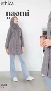 Atasan / Tunik Wanita Naomi 41 Violet - By Ethica