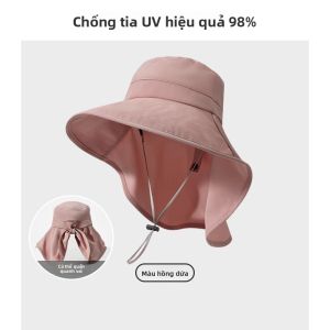 BILLI ZILLY | Mũ lưỡi trai chống nắng mùa hè mới 2025 cho nữ Mũ lưỡi trai đi xe đạp che chắn cổ tay áo chống tia UV Mũ lưỡi trai đi biển