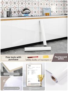 O Margo | White Self-Adhesive Waterproof Wallpaper Decor