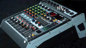 Deuahub Powered Mixer MC-4X-/MC-6X 2x650w 4/6channel Bluetooth Usb Mp3 Audio Power Mixer 99dsp Multifunction Karaoke