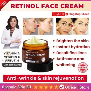 Retinol Anti-Aging Cream for Men and Women with Niacinamide - Skincare Moisturizer for Youthful Radiance and Whitening