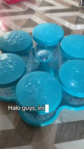 Toples Calista Kristal 6  Bunga Calista Toples Premium Toples Kue Kering Lebaran 6 Bunga Serbaguna