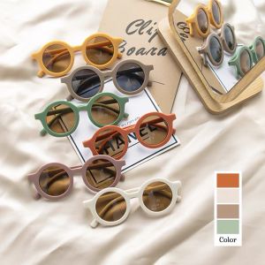 แว่นตาเด็ก แฟชั่น ป้องกันรังสี UV400 สีทึบ แว่นกันแดดเด็ก