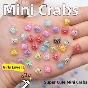TEKANAI | Popular Night Glow Mini Crystal Turtle and Crab Stackable Toy