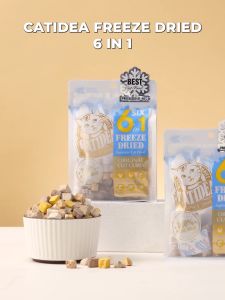 Thịt Sấy Khô Cho Mèo Catidea Freeze Dried Raw – Bổ Sung Dinh Dưỡng Toàn Diện Cho Mèo Yêu Mọi Lứa Tuổi