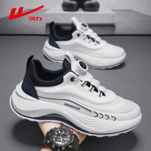 Mens Sport Shoes Rotation Button Casual Thick Bottom Heightening Spring New Style Warrior Brand Leisure Fashion Shoes