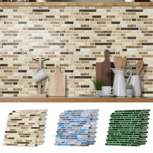 Peel off Tile stickers Marble Mosaic Wall stickers - Self-Adhesive Waterproof and Splash Proof Tiles for Kitchen/Bathroom Use