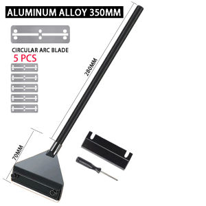 Aquarium flat sand algae removal dual-use glass Algae scraper stainless steel household cleaning to tools Fish tank accessories