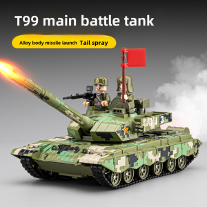 China 99A Main Battle Tank Model Alloy Artificial Crawler Armored Vehicle Military Model Decoration Kids Toy