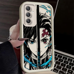 Bandai | Ốp Lưng Silicon Nửa Mặt Demon Slayer Cho Samsung Galaxy A Series A16 A26 A36 A56 A05S A15 A25 A35 A55 A54 A34 A24 A14 A13 A52 A52S A51 - Vỏ Chống Sốc Chống Trầy Xước