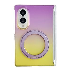 Z Fold8 Wide 360 Rotating Magnetic Stand Gradient Case for Samsung Galaxy Z Fold 8 Shockproof Axis Protection for Magsafe Cover