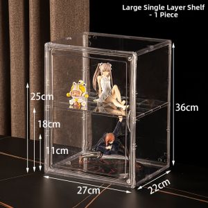 AMU·PIGGY | Transparent Acrylic Display Shelf