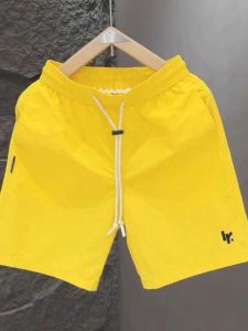 Summer New Candy Color Quick Dry Mens Shorts Luxury Fashion Breathable Five-Part Beach Pants Youth Casual Loose Fit Straight Leg