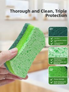 MANJIELI | Khăn Rửa Chén Kháng Khuẩn Thấm Nước