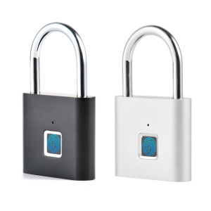 O10 Waterproof Smart Fingerprint Door Lock Anti-theft Padlock for Luggage Case