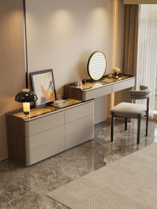 Luxury Minimalist Makeup Dressing Table Drawer Cabinet