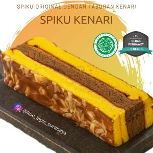 Kue Bolu Lapis Surabaya/Spikoe/Spiku Kenari Asli dengan Resep Kuno