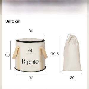 Foldable Portable Deepened Warm Foot Bath Tub Plastic Material with Cover for Home Use Foot Soaking Bucket Foot Care Tool