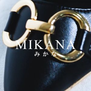 Mikana Seiren Pointed Toe Slingback Chain Sandals Heels for women shoes 2 inches gold accent office sandal pumps