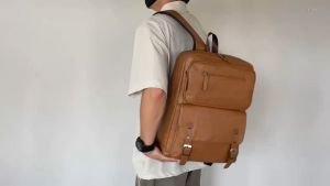 TAS PRIA 70004 - Tas Ransel Kulit Pria Kualitas Tinggi