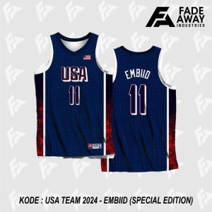 JERSEY BASKET TEAM USA 2024 LIMITED EDITION