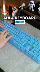 AULA Keyboard Mechanical Gaming S2022 Blue Switch Full Size USB Wired/Kabel Komputer Garansi 1 Tahun