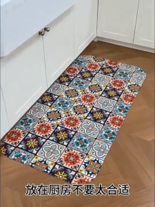 Kayfa พร้อมส่ง พรมเช็ดเท้า พรมห้องครัว โคลนไดอะตอม ทนคราบน้ํามันและไม่ลื่น ซักทำความสะอาดได้