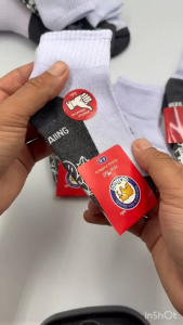 ถุงเท้านักเรียนงานCaiing 1แพ็คมี12คู่ งานดีราคาถูก มีครบไซส์ 3-5 4-6 5-7 7-9 ฟรีไซส์ สินค้ามีพร้อมส่งจ้า