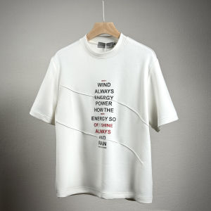 Áo Thun Tay Ngắn Ice Silk Dáng Rộng Mùa Hè Cho Nam Áo Thun Thường Ngày Thoáng Khí Thoải Mái Thời Trang Mỹ Thường Ngày